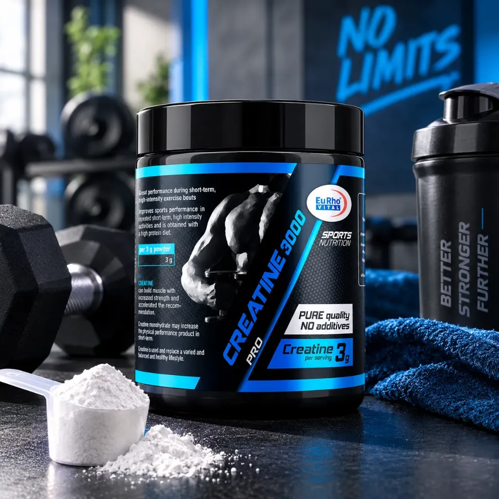 [280349] پودرکراتین3000 مکمل 350 گ یوروویتال ( CREATINE )